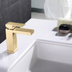 Alma bathroom Basin Faucet 32001BG – Brush Gold – UPC Certified
