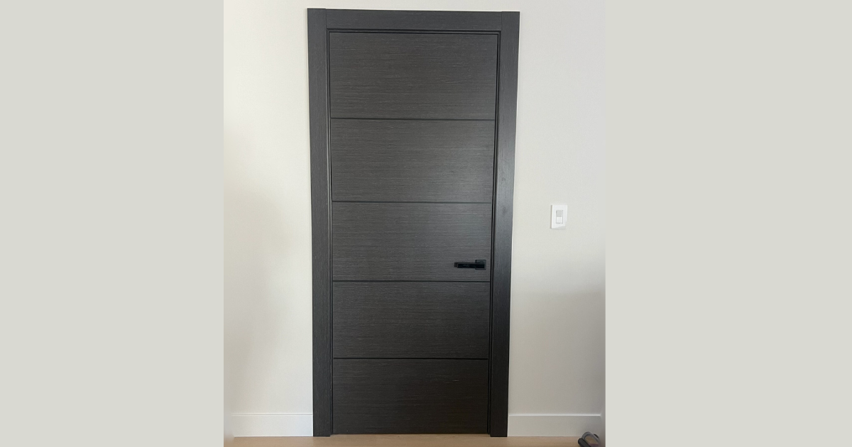 modern custom interior door